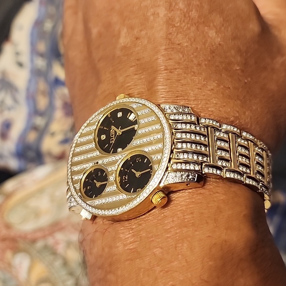 Gold Crystal Watch Elgin - Picture 4 of 4